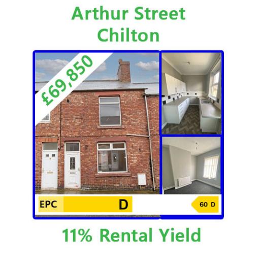 Arthur Street, Chilton, DL17 0PZ - 11% Rental Yield