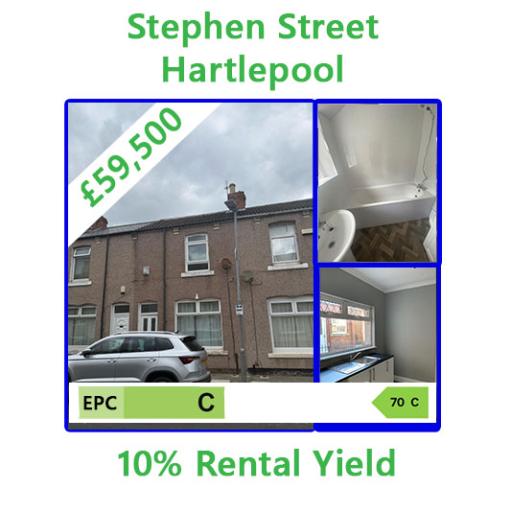 Stephen Street, Hartlepool, TS26 9QB - 10% Rental Yield