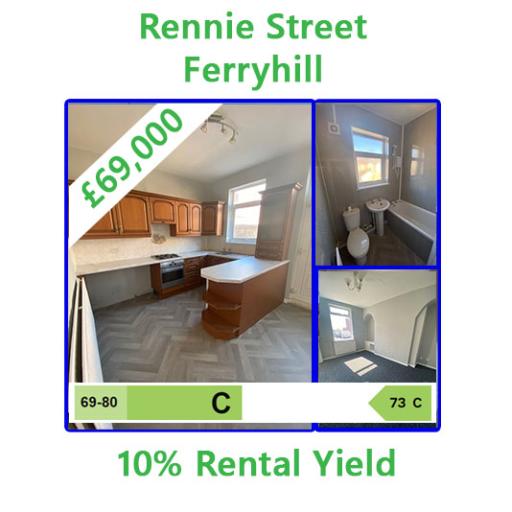 Rennie Street, Ferryhill, DL17 8NG - 10% Rental Yield