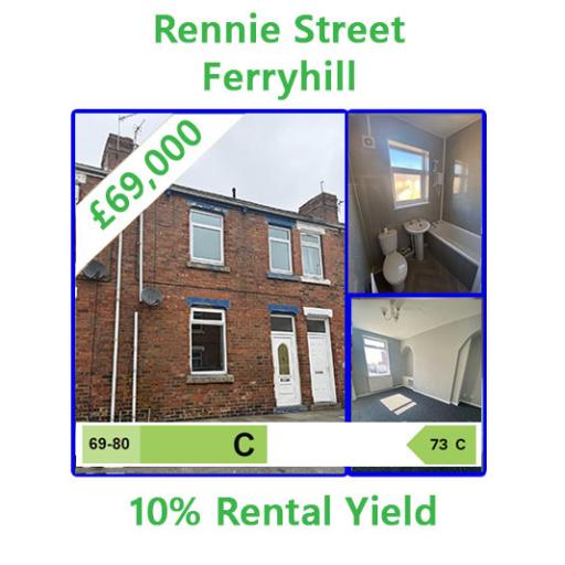 Rennie Street, Ferryhill, DL17 8NG - 10% Rental Yield