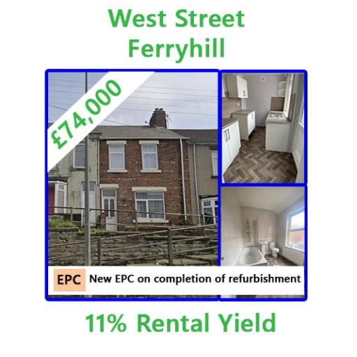 West Street, Ferryhill, DL17 8JZ - 11% Rental Yield