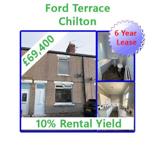 Ford Terrace, Chilton, DL17 0JG - With 6 Year Lease - 10% Rental Yield