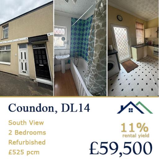 South View, Coundon, DL14 8NB - 11% Rental Yield